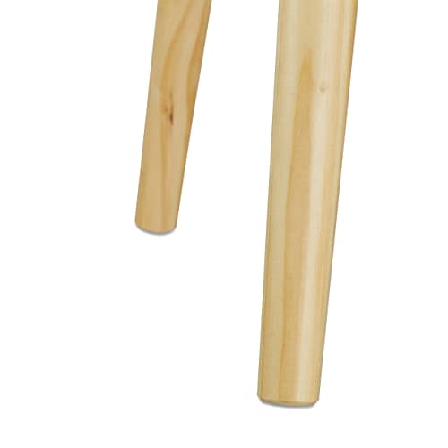 Stolik pomocniczy okrągły skandynawski design 70 sztuk stolik nocny z tacą schowek wys. x szer. x gł.: 50 x 38 x 38 cm biały - obrazek 3