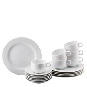 Rosenthal Moon 19600-800001-18735 Zestaw do Kawy Biały 18 części