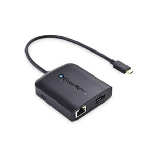 Cable Matters adapter USB C DisplayPort 8K, 2 x USB 2.0, Ethernet 480