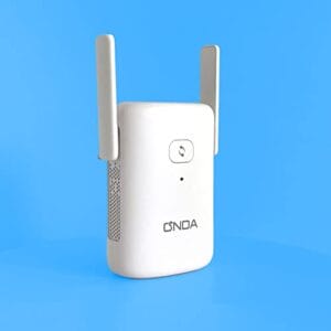 Fala WE1200AC | Repeater WiFi Dual Band | WiFi 5 ac | Wzmacniacz sygnału Wi-Fi | Konfigurowalny jednym przyciskiem | Onda TLC | Usuń ciemne strefy | Pasma 2.4GHz i 5GHz | Port Ethernet | WiFi Extender