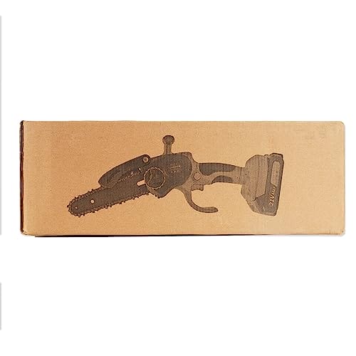 Goldsea Mini piła łańcuchowa z akumulatorem 4 i 6 cali - przenośne nożyce do gałęzi - obrazek 3