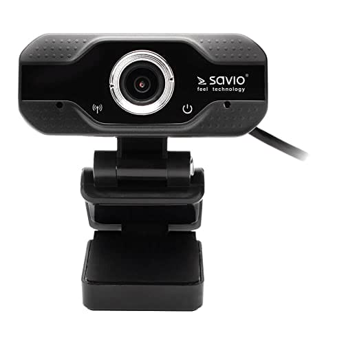 Savio Webcam USB Full HD CAK-01 Negro - Kamerka internetowa Savio z wysoką rozdzielczością Full HD