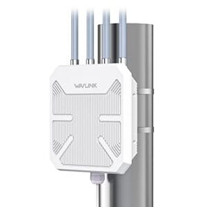 Potężny wzmacniacz zewnętrzny z anteną dalekiego zasięgu – Wzmacniacz WiFi 6 Wavlink AX1800 Mesh – Outdoor Poe Repeater – Idealny do dużych odległych przestrzeni