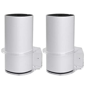 Uchwyt ścienny BECEMURU - stabilny akrylowy uchwyt ścienny ochronny do routera TP-Link Wifi Deco M4/P9/S4/S7/E4 - cały domowy system Wi-Fi z siatki (2 sztuki) - WiFi Extender