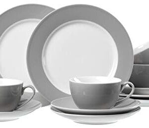 Ritzenhoff & Breker Serwis do kawy Doppio, 12-częściowy, porcelanowe n