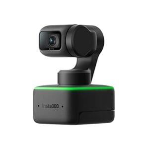 Insta360 Link – Kamera internetowa PTZ 4K z czujnikiem 1/2″, śledzenie AI, sterowanie gestami, HDR, mikrofon z redukcją szumów, tryby specjalne - Kamera internetowa do laptopa, kamera wideo do wideokonferencji, streaming na żywo