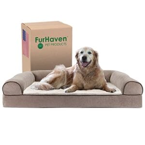 Furhaven chłodzący żel z pianki pamięciowej górna łóżko dla psa i kotó