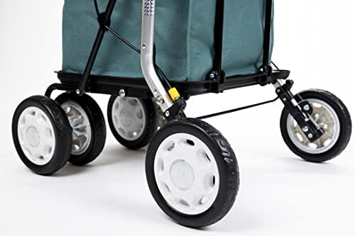 Carlett Senior Assist Wózek na Zakupy, Zielony, 36 l - obrazek 4