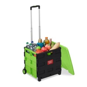 Praktyczny wózek na zakupy Relaxdays - wygodne i funkcjonalne rozwiązanie