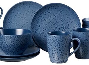 Serwis śniadaniowy Kitwe 12-częściowy niebieski