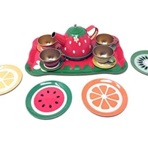 Serwis do kawy premium z metalu 14-częściowy zestaw akcesoriów kuchennych dla dzieci