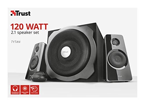 Trust Tytan 2.1 głośnik - PC luid spreker met subwoofer 120 W zwarty - obrazek 2