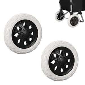 2 sztuki zapasowych kółek do wózek zakupowych, kombi, wózków inwalidzk