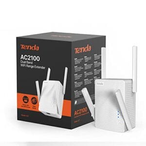 Tenda Wzmacniacz Wi-Fi A21 - Dual-Band AC2100, 4 x antena 3dBi, 4 x 4 MU-MIMO, WPS, tryb AP, łatwa konfiguracja