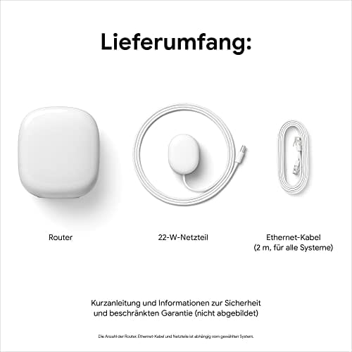 Google GA03030-EU Nest Wifi Pro WiFi Pro Czarny - Router Wi-Fi 6E dla WiFi Extender, zapewniający doskonałe pokrycie do 120 m². Prosta i intuicyjna obsługa - obrazek 9