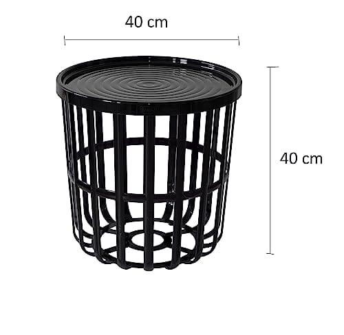 BranQ - Home essential: Designerski, funkcjonalny i nowoczesny stolik kawowy Zen, czarny - obrazek 6