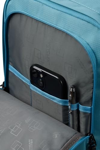 American Tourister Take2Cabin – Ryanair torba kabinowa 25x20x40 cm 24l 0,50kg plecak samolotowy S Underseater niebieski (Breeze Blue) - obrazek 4