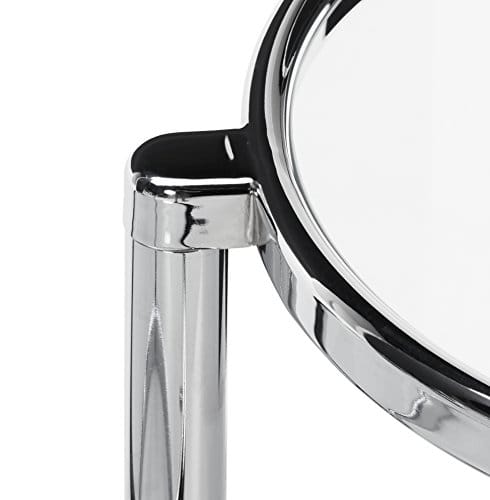 HAKU Möbel stolik kawowy, metal, chrom, szer. 58-140 x gł. 50 x wys. 4 - obrazek 3