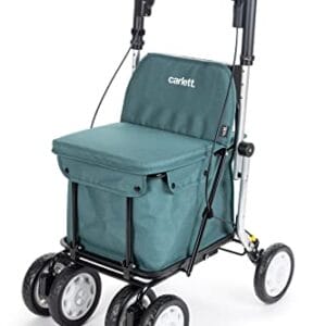 Carlett Senior Assist Wózek na Zakupy, Zielony, 36 l