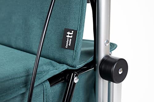 Carlett Senior Assist Wózek na Zakupy, Zielony, 36 l - obrazek 10