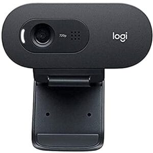 Logitech C505E 960-001372 Kamerka Internetowa Czarny 4 MP - Najwyższa jakość wykonania, HD 720p, Mikrofon o dużym zasięgu, Dla wymagających użytkowników