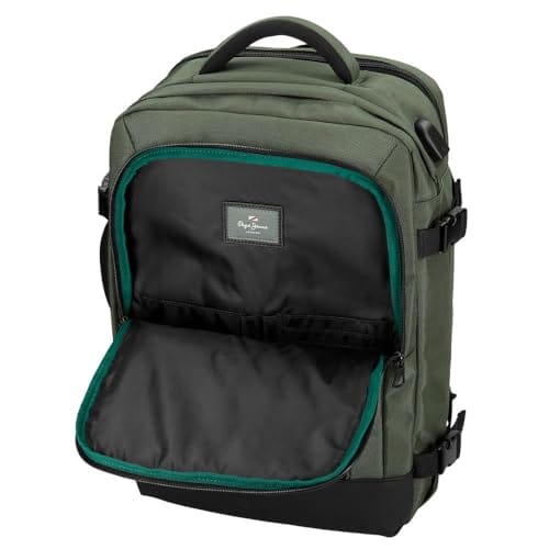Pepe Jeans Bagaż - Worek Pocztowy Mężczyźni Bromley | Plecak Turystyczny 30x44x18 cm | Grün | USB-Anschluss | Laptopfach - obrazek 7