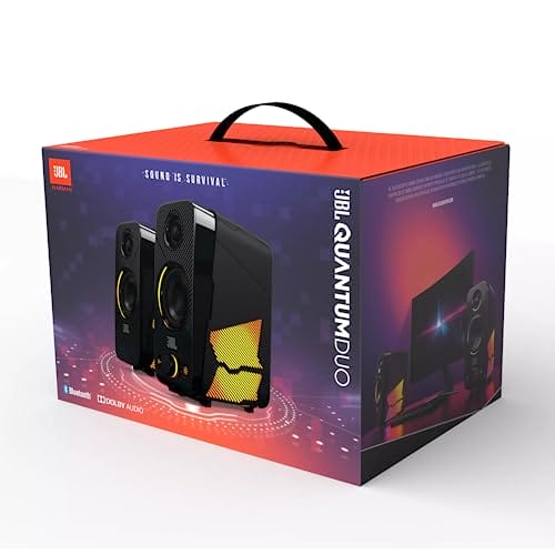 JBL Quantum Duo - Głośnik Komputerowy Czarny z Realistycznym Dźwiękiem i Efektami Świetlnymi - obrazek 5