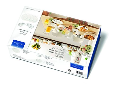 Villeroy und Boch For Me serwis do kawy dla 4 osób porcelana premium biały 12-częściowy - obrazek 2
