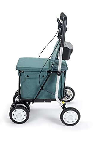 Carlett Senior Assist Wózek na Zakupy, Zielony, 36 l - obrazek 15