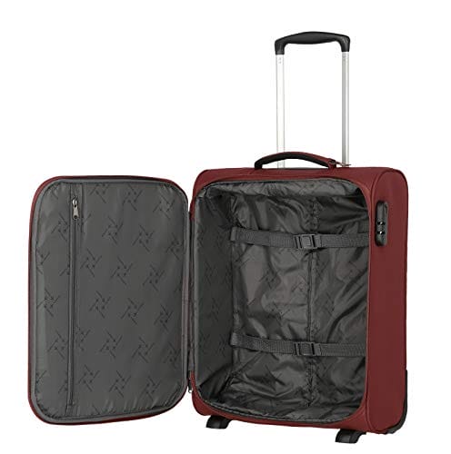 Travelite Cabin 2W Bagaż Podręczny Bordowy 52 cm - Lekki plecak podróżny z zamkiem szyfrowym - obrazek 8