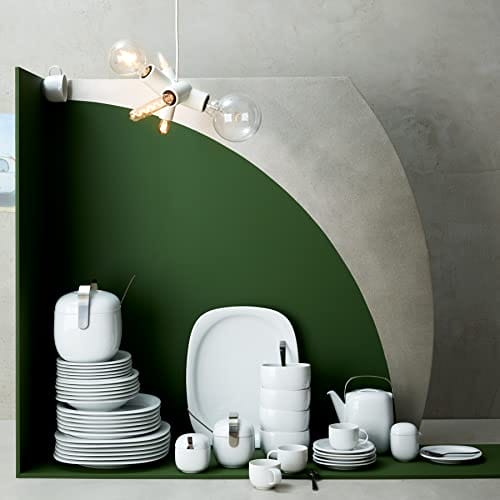Rosenthal Suomi biały – 18-częściowy zestaw stołowy dla 6 osób z porcelany nowoczesne naczynia do kawy białe - obrazek 2
