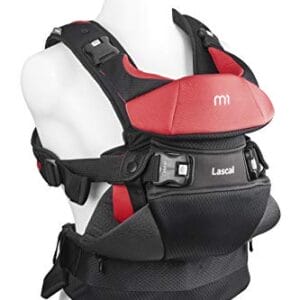 Lascal m1Carrier Ergonomiczne Nosidełko dla Dziecka Ułatwiające Poruszanie się z Dzieckiem. Wkładka Infant M-Seat Dostosowuje je również jako Nosidełko dla Niemowląt (35 kg – 15 kg). Najlepszu Produkt dla Dzieci jeśli chodzi o komfort dla Ciebie i Twoich dzieci czarny/czerwony