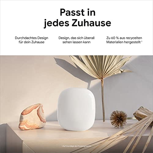 Google GA03030-EU Nest Wifi Pro WiFi Pro Czarny - Router Wi-Fi 6E dla WiFi Extender, zapewniający doskonałe pokrycie do 120 m². Prosta i intuicyjna obsługa - obrazek 4