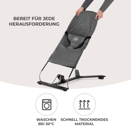 Kk Kinderkraft KBMIMI00GRY0000 Bujaczek Szary 72 x 40 x 645 cm; 235 kg - obrazek 3