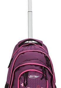 Bestway 40133-5100 Wózek z Plecakiem Fioletowy Jeżyna Czerwona L | Bagaż Dla Dzieci | 30L | Fabrizio