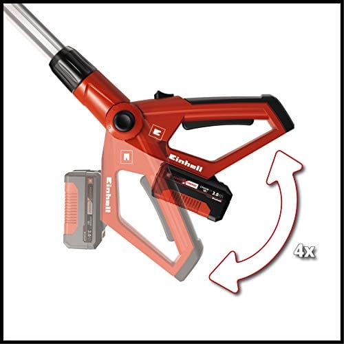 Einhell Ge-Lc 18 Li T Solo Piła Teleskopowa Czarny/Czerwony 88-184 cm - Część serii Einhell Power X-Change, 7-stopniowa regulacja głowicy, automatyczne smarowanie łańcucha - obrazek 8