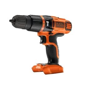 BLACK+DECKER Akumulatorowa wiertarka udarowa 18 V z 11 ustawieniami momentu obrotowego bateria nie jest dołączona do zestawu BDCH188N-XJ