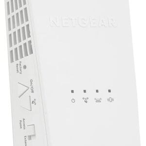 Netgear EX6250 Mesh Dwuzakresowy Wzmacniacz WiFi AC1750 - Zasięg do 100m², 25 Urządzeń, Prędkość 1750 Mb/s