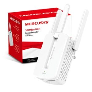Mercusys MW300RE | Wzmacniacz Zasięgu Wi-Fi 300 Mb/s | 2,4 GHz | Konfi