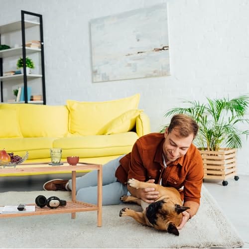 Stolik pomocniczy do salonu Relaxdays z szklaną półką, drewno orzecha włoskiego, 40x80x40 cm - obrazek 5