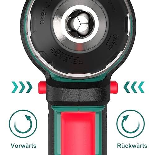 HYCHIKA wiertarka akumulatorowa 18 V 35 Nm 21 + 1 pozycje do regulacji momentu obrotowego i dwie prędkości do wiercenia śrub i otworów w metalu i drewnie. - obrazek 4