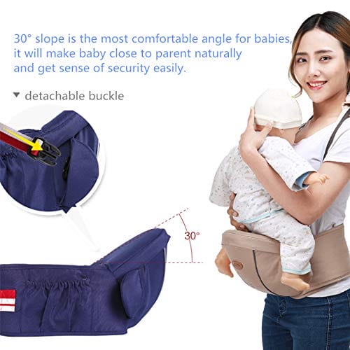 Ergonomiczne nosidełko dla niemowląt Hipseat z paskiem na ramię, stołe - obrazek 4
