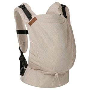 Hoppediz Buckle nosidełko 4 w 1 dla noworodków od urodzenia – pomoc w noszeniu z 2 pozycjami klamr – rośnie razem z dzieckiem do 20 kg – wzór Djerba