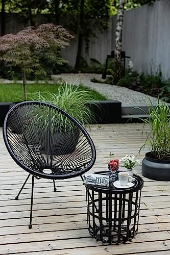 BranQ - Home essential: Designerski, funkcjonalny i nowoczesny stolik kawowy Zen, czarny - obrazek 3