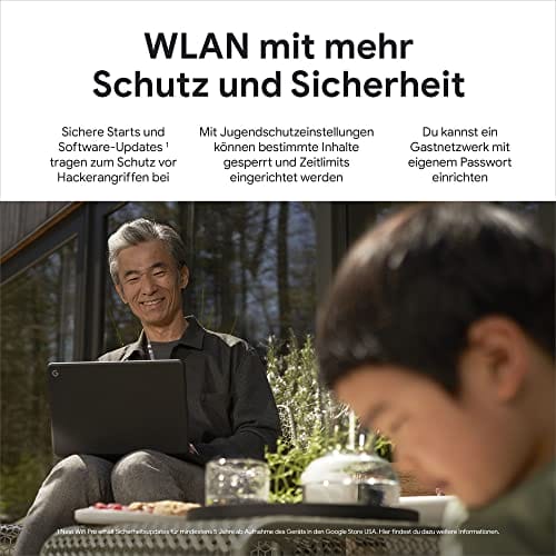 Google GA03030-EU Nest Wifi Pro WiFi Pro Czarny - Router Wi-Fi 6E dla WiFi Extender, zapewniający doskonałe pokrycie do 120 m². Prosta i intuicyjna obsługa - obrazek 6
