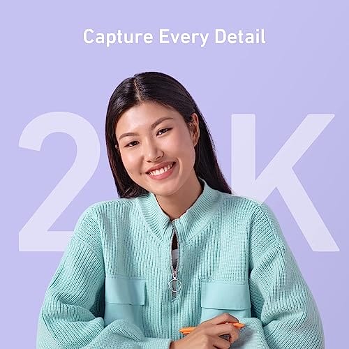 Anker Work B600 - Kamera internetowa 2K z oświetleniem do wideokonferencji i redukcją szumów - obrazek 10