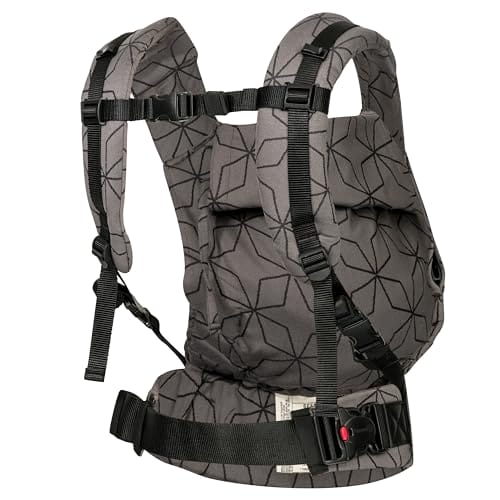 Hoppediz Buckle nosidełko 4 w 1 dla noworodków od urodzenia - Fullbuckle pomoc do noszenia z 2 pozycjami klamr - rośnie razem z dzieckiem do 20 kg - Design Malmö stone - obrazek 7