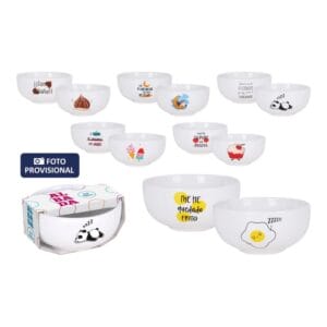 BigBuy Home Zestaw standardowy - Gra marki BigBuy Home, wielokolorowy, 13,5 x 13,5 x 6,7 cm, S2210623 - Zestawy do Kawy