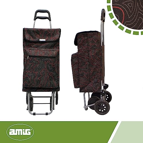 Praktyczny i wygodny wózek na zakupy Amig - idealny towarzysz podczas codziennych zakupów! - obrazek 6