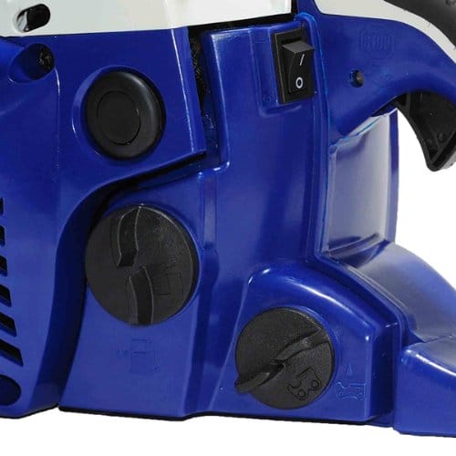 Piła łańcuchowa Hyundai Biały/Niebieski 56 cm - solidne wykonanie, łatwe użytkowanie, praktyczne zastosowanie - obrazek 2